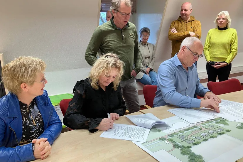 ruinerwold initiatiefnemers buddingewold tekenen anterieure overeenkomst