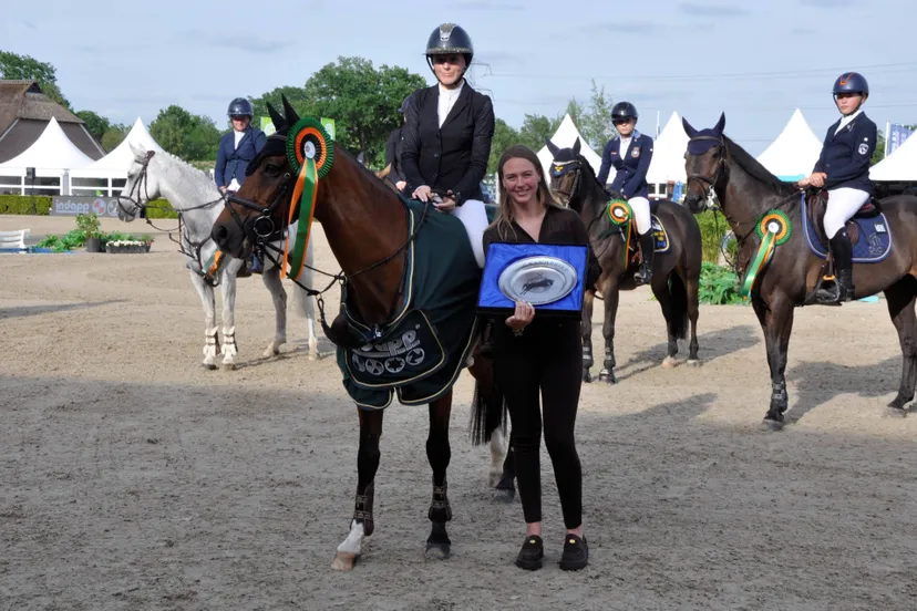 CSIO Mienie Vos huldiging Foto Fred Lubbers