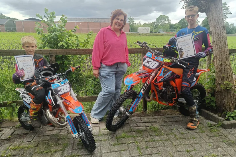 Zuidwolde Tonckensfonds MTF beurs voor Arjen en Wesley Eulen uit Alteveer