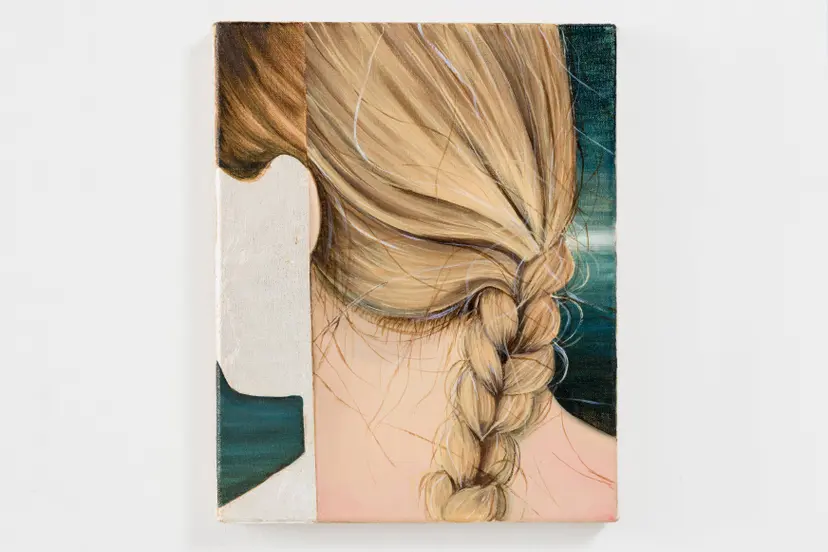 DR kunst Dwingeloo Elise van Staveren - nothing but time to lose I olieverf en bladzilver op canvas 2026a