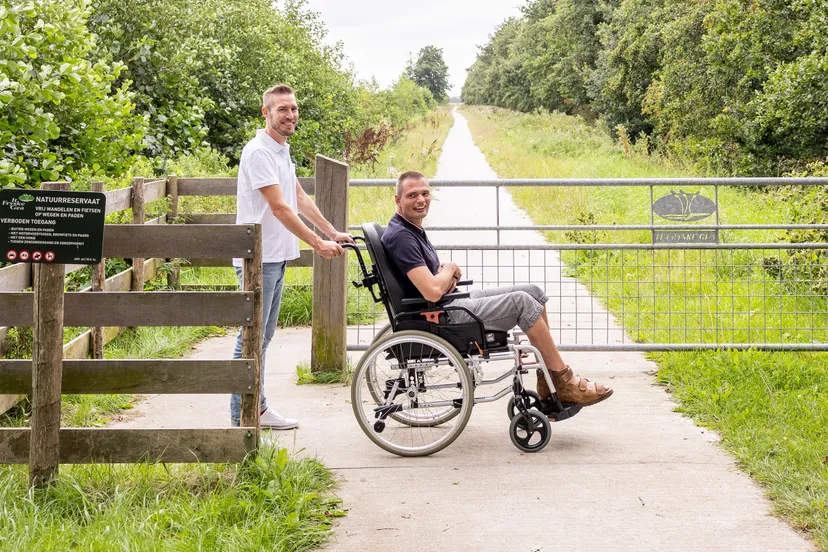 a toegankelijkheid pad rolstoel it fryske gea