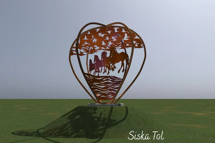 impressie ballon van staal siska tol