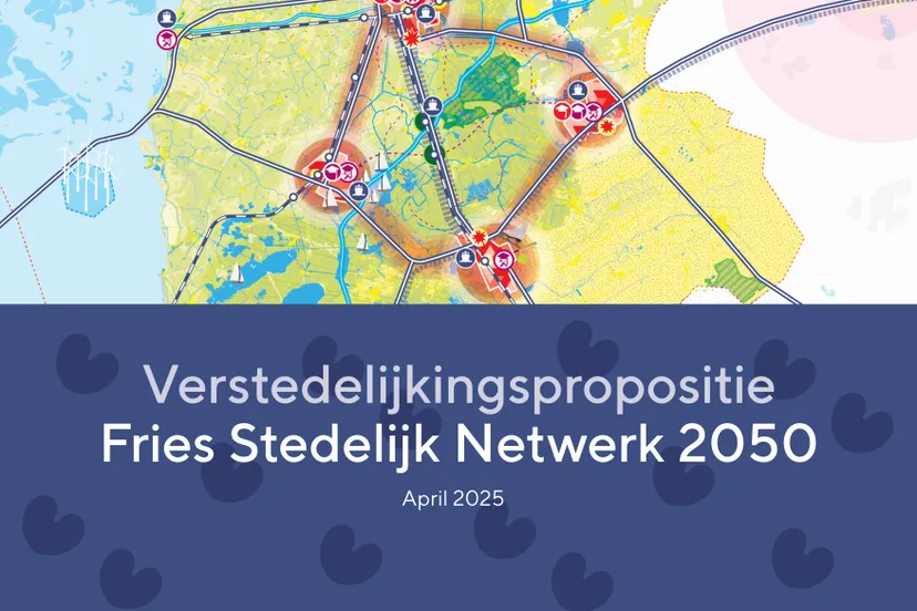 verstedelijkingspropositie fries stedelijk netwerk 2050 cover