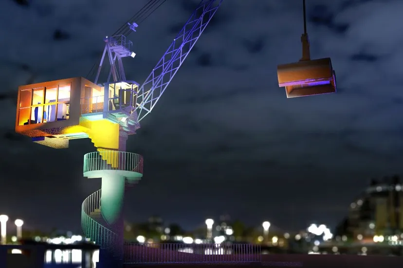 3d nacht bossche kraan