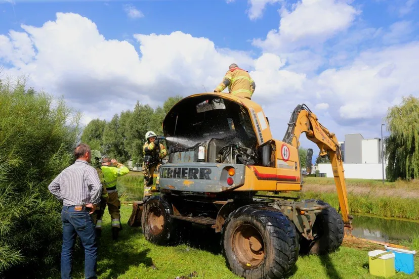 graafmachine in brand de riek empel 1