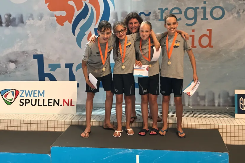 minioren brabants kampioen 50 meter wisselslag estafette 2019