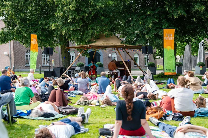 challem tijdens de tuinsessies 2024 foto door huib kleian