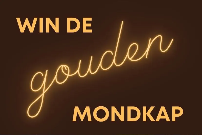 gouden mondkap