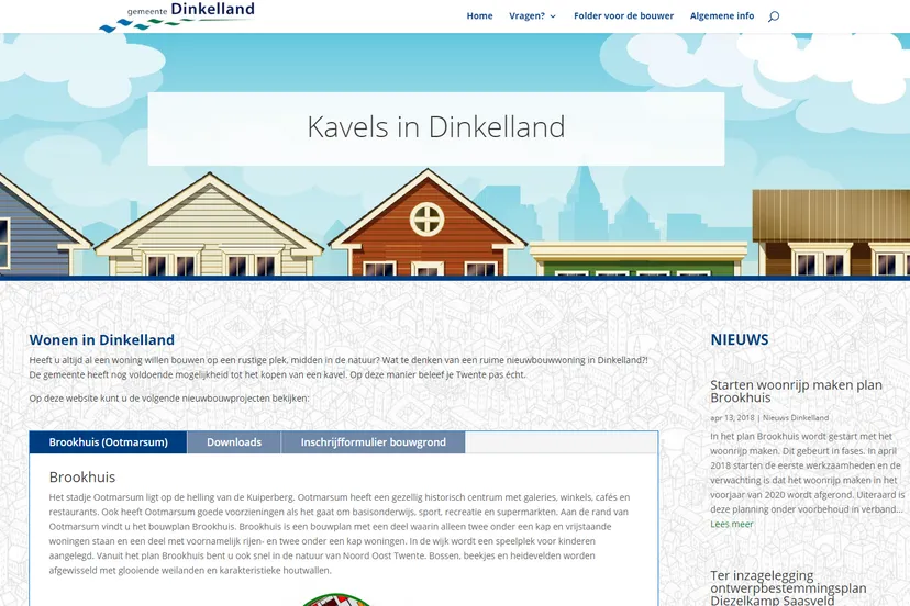kavelwebsite gemeente dinkelland