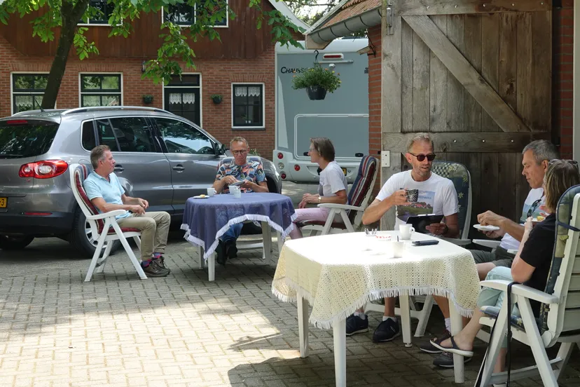 ontvangst nieuwe gasten