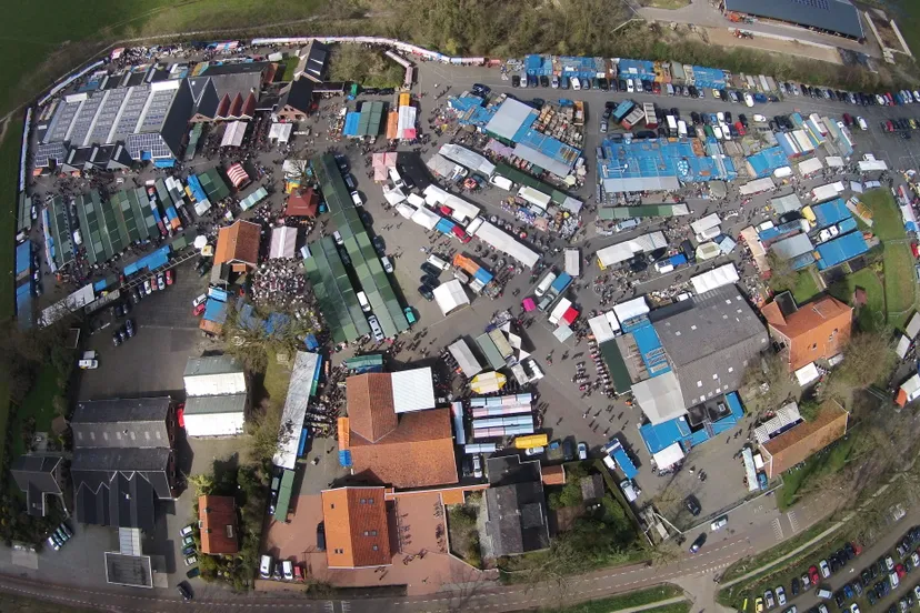 weerselose markt bovenaanzicht