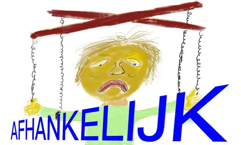 afhankelijk