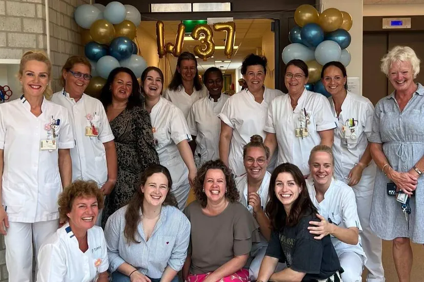 Groepsfoto team Dagbehandeling ziekenhuislocatie Scheper van Treant