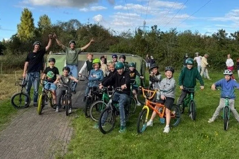 pumptrack met z'n allen