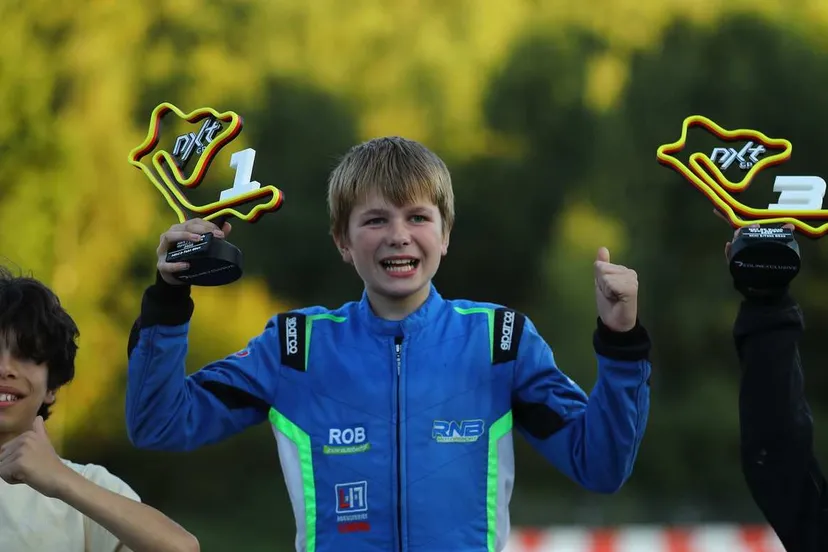 Roan Boerema wint in Kerpen op de baan waar F1 legende Michael Schumacher begon
