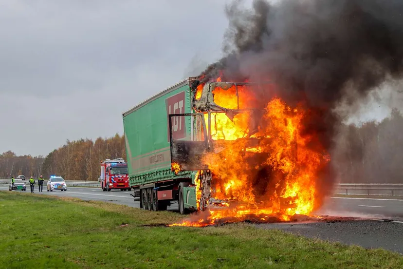 vrachtwagenbrand