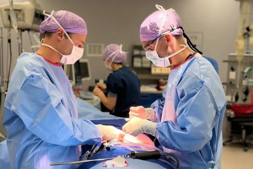 Snelstraatoperatie bij Treant - liggende foto