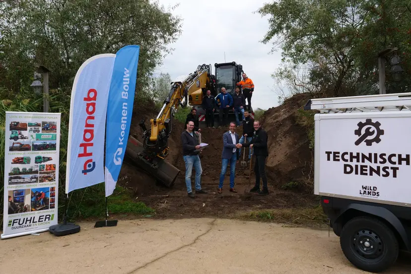 WILDLANDS start bouw roofdiergebied