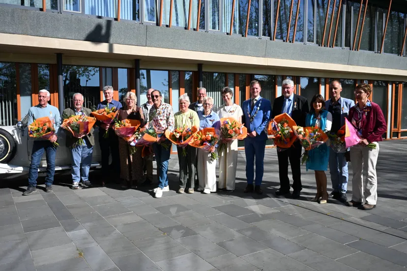Groepsfoto - Lintjesregen Drimmelen