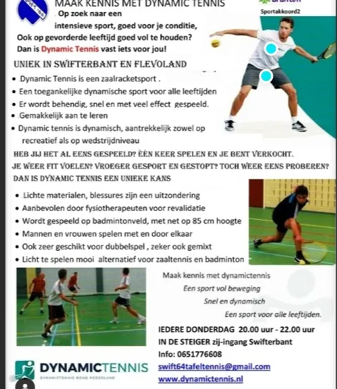 dynamic tennis sport in dronten