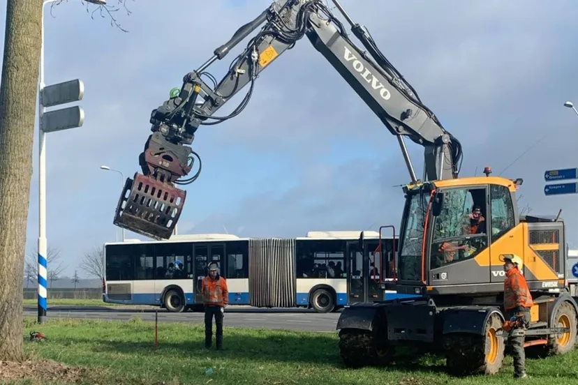 rotonde biddingringweg prov flevoland