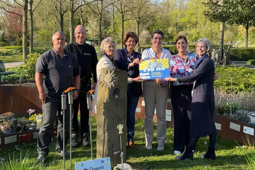 overhandiging waardecheque dappere dodos gem dronten