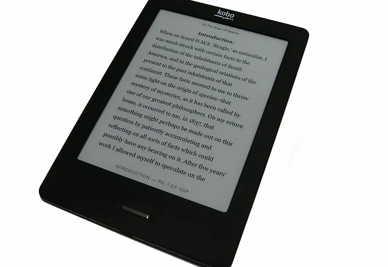 800px kobo ereader touch black front honza chodec cc by sa 30