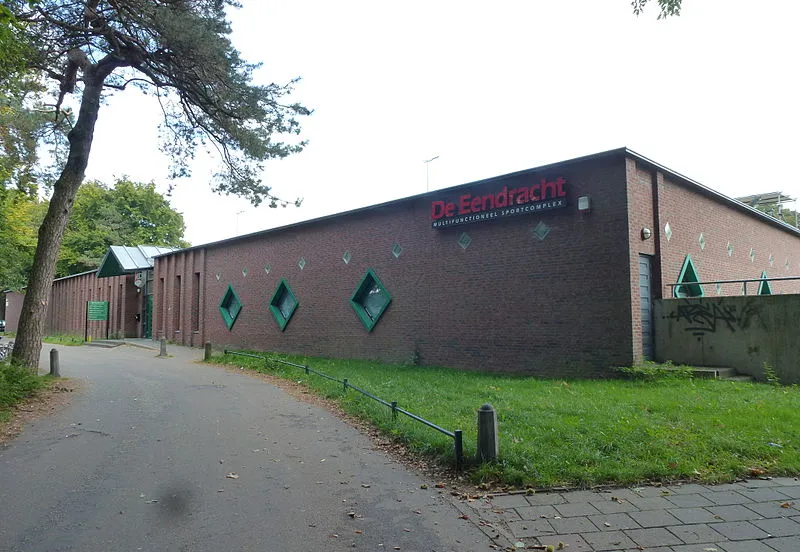 800px nijmegen goffertpark steinweglaan 3 sportgebouw de eendracht nec gebouw naast goffertstadion