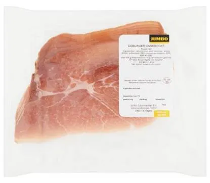 belangrijke veiligheidswaarschuwing ongerookte coburgerham jumbo