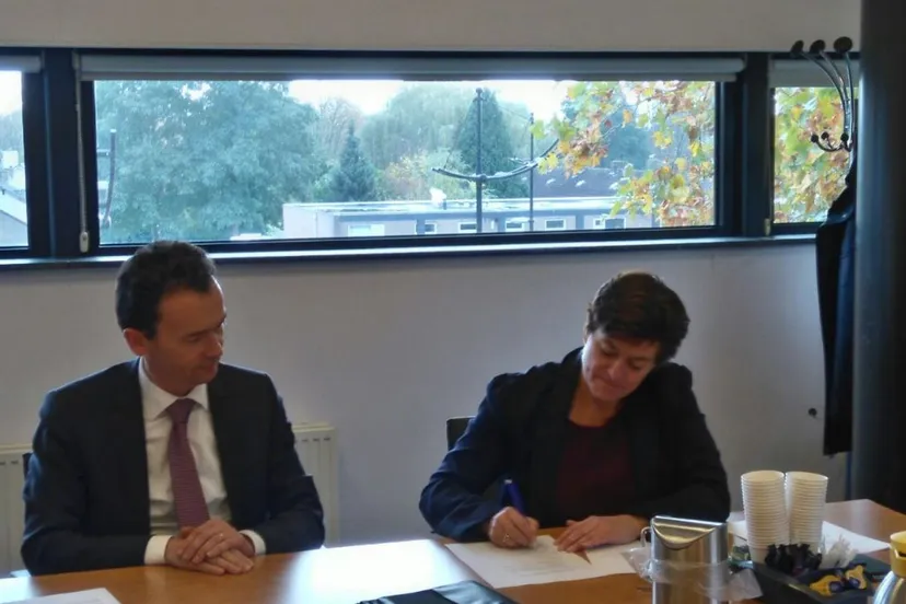 ondertekening overeenkomst beheer en onderhoud kwelsysteem