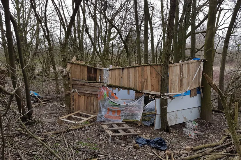 rijkswaterstaat verwijdert hut in uiterwaarden