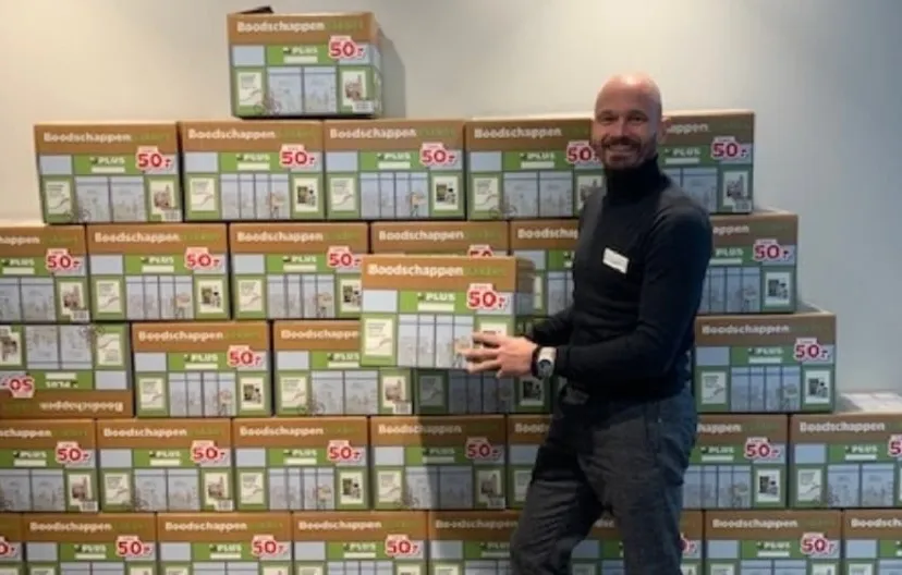 sparen voor boodschappen pakket bij plus lenssen