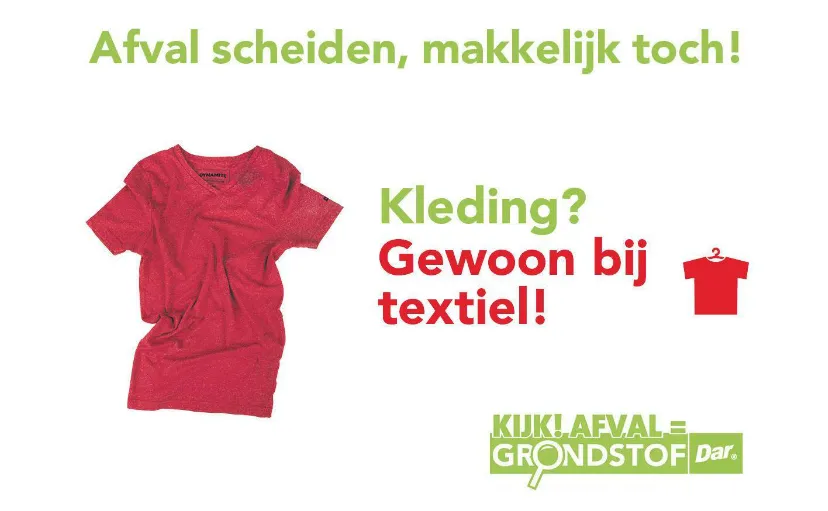 textiel in de textielcontainer