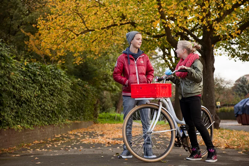 voor het eerst naar de middelbare school