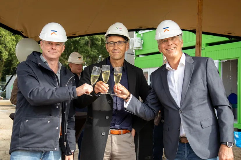 bouw sociale huurappartementen portier officieel van start