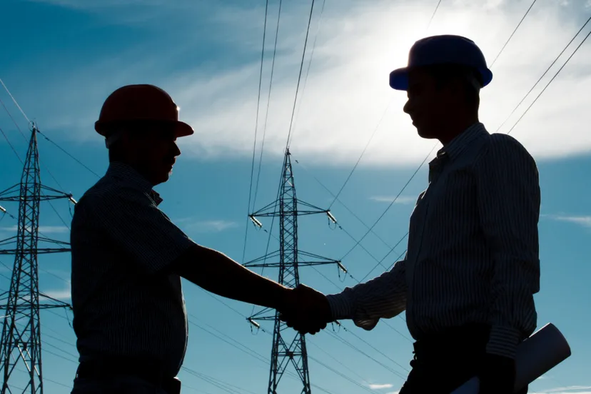 Energiecafé, netcongestie (Stockfoto site)