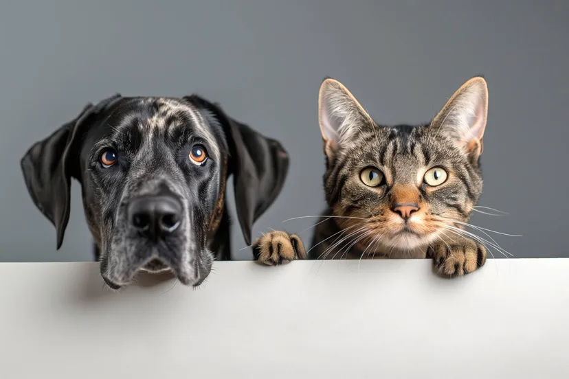 Hond en kat Zamonelli Pixabay