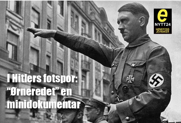 I Hitlers fotspor plakat
