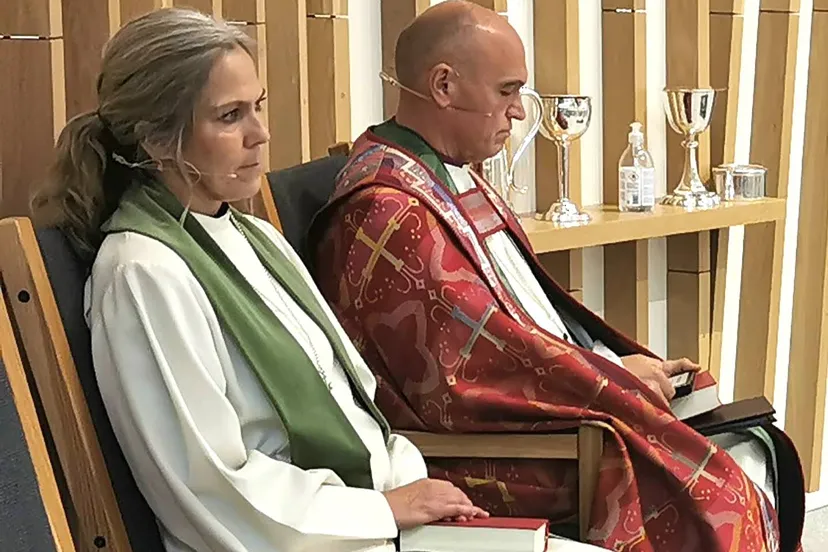 Kristin og Biskop Jan Otto Myrseth