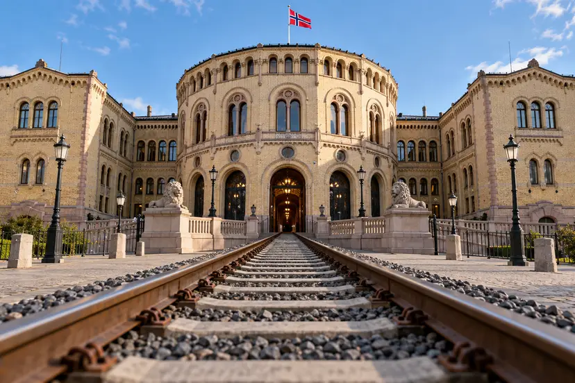 Jernbanespor til Stortinget