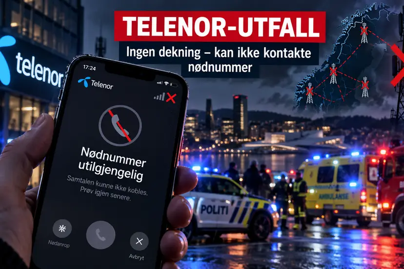 Telenor-utfall i Oslo-natten