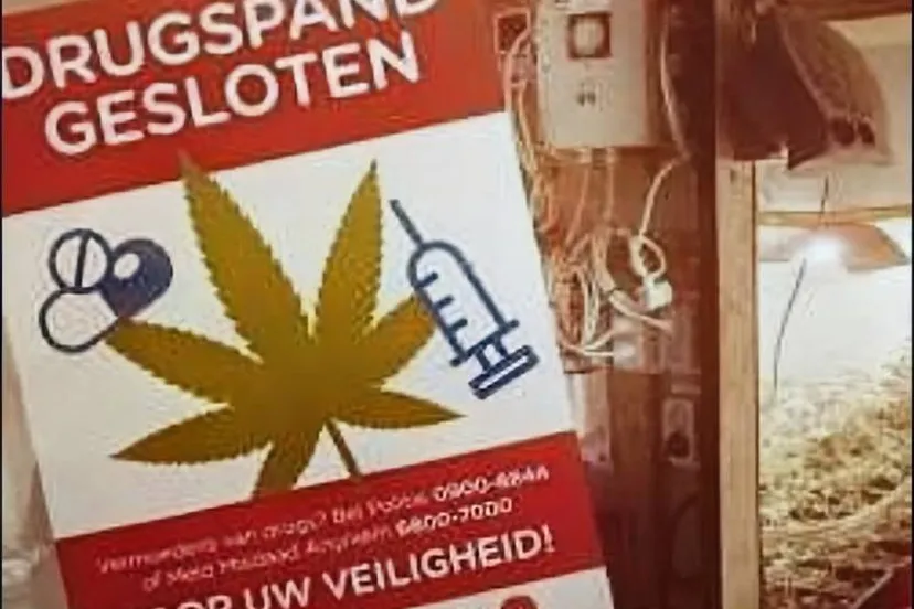 Drugspand gesloten