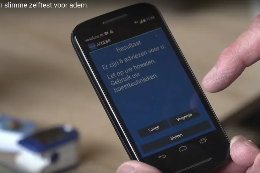 slimme zelftest voor adem