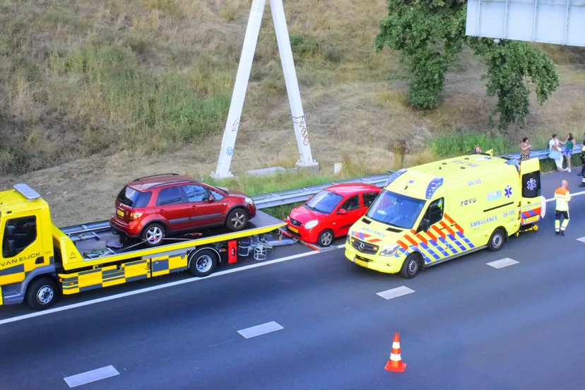 a12 gewonde bij ongeval