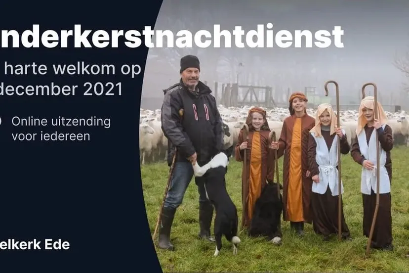aankonding kinderkerstnachtdienst 1