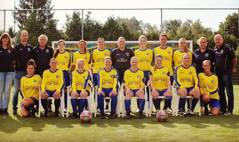 blauw geel dames ede1