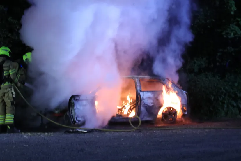 brand auto lunteren