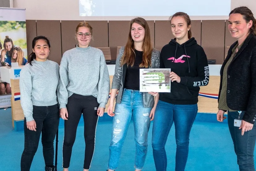 de winnaars deze leerlingen mogen hun presentatie nogmaals houden op het veluwecongres