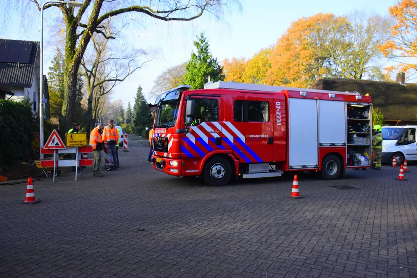 glasvezel aanleg gaslek