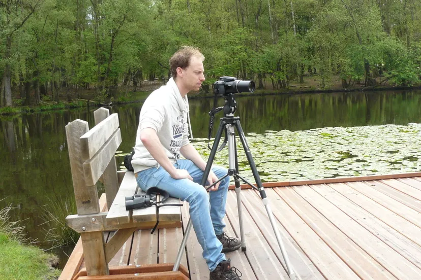 michael de vries aan het werk